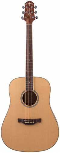 CRAFTER D-6/NC + Чехол акустическая гитара Дредноут, верхняя дека массив ели, корпус красное д