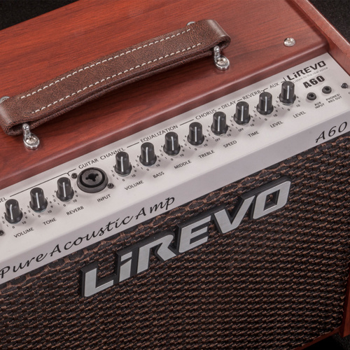LiRevo A60 Комбоусилитель для акустической гитары 60 Вт, 1Х6,5''', твитер 1Х2'' фото 3