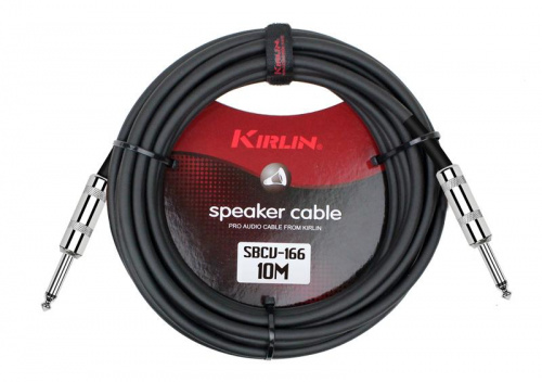 Kirlin SBCV-166 2M BK кабель колоночный Разъемы: 1/4" прямой моноджек 1/4" прямой моноджек ник фото 3