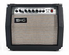 BG GA20 Усилитель гитарный комбо, 20 Вт, 6,5", : Input, Gain, Overdrive S/W Volume, Treble, Middle, Bass, Headphone
