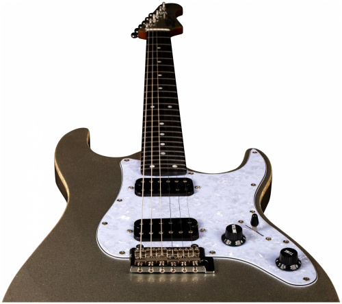 JET JS-500 SLS электрогитара, Stratocaster, корпус липа, 24 лада, HH, 1V1T, tremolo, цвет SLS фото 10
