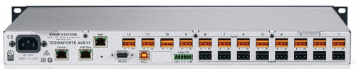 BIAMP TesiraFORTE AVB VI Цифровая аудиоплатформа, 12 входов 8 выходов, эхоподавление (AEC) на всех 12 входах, 2-канальный интерфейс для IP-телефонии ч фото 2
