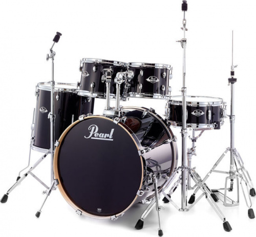 Pearl EXL725S/C248 ударная установка из 5-ти барабанов, цвет Black Smoke, стойки в комплекте фото 2