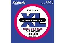 D'Addario ESXL170-5 струны для 5-стр steinberger 45-130
