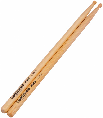VATER GWRW барабанные палочки Rock, серия Goodwood (2 сорт), деревянный наконечник, материал гик фото 2