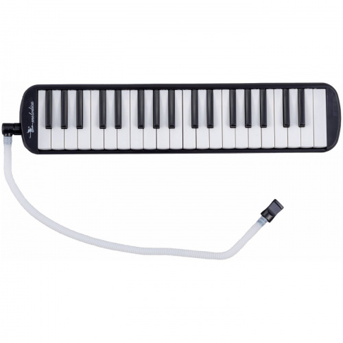 SWAN SW37J-3-BK мелодика духовая клавишная 37 клавиш, цвет черный, пластиковый кейс фото 6