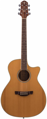 CRAFTER GAE-7/NС+ Чехол электроакустическая гитара Гранд Аудиториум- SolidTop кедр, натурал, корпу