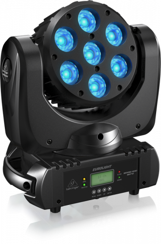 Behringer MOVING HEAD MH710 LED WASH световой прибор полного вращения, 7х10Вт RGBW, угол раскрытия луча 15 град, DMX фото 3