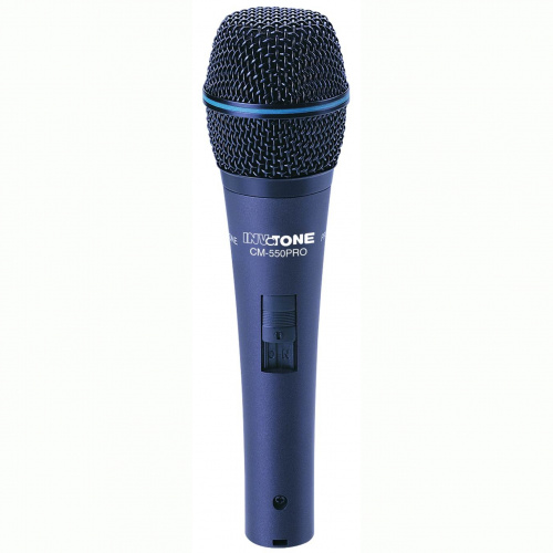 INVOTONE CM550PRO Микрофон конденсат. вокальный, кардиоид. 50Гц-18кГц, -45 дБ,136 дБ, выкл, каб.6м
