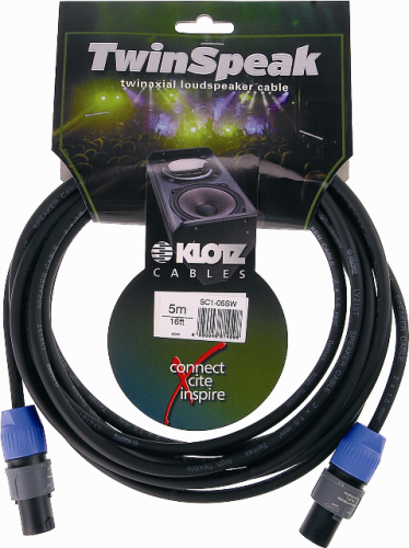 KLOTZ SC1-03SW готовый спикерный кабель LY215T, длина 3м, Neutrik Speakon, пластик -Neutrik Speakon, пластик