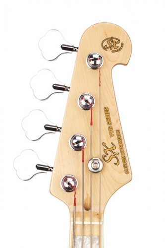 SX SJB75/NA Бас-гитара, корпус: ясень, гриф: клен, накладка: клен, контрорллеры: 2 громкость, 1 тон, цвет Natural фото 4