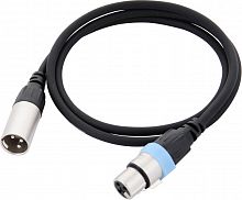 Cordial CCM 1 FM кабель микрофонный XLR F/XLR M, 1,0 м, черный