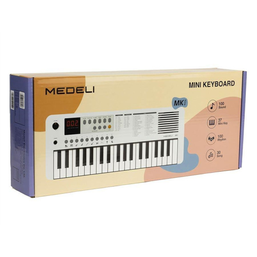 Medeli MK1 BK синтезатор, 37 клавиш, 32 полифония, 100 тембров, 100 стилей, вес 1,05 кг фото 5
