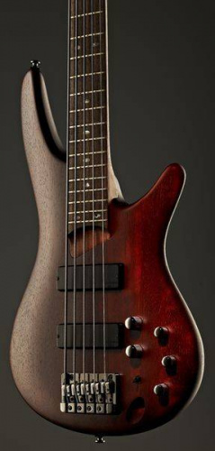 IBANEZ SR505 BM бас-гитара 5-cтрунная, цвет Brown Mahogany, корпус махагон, гриф на болтах, 5 сл ятоба/бубинга, накладка палисандр, 24 лада, мензура 3 фото 10