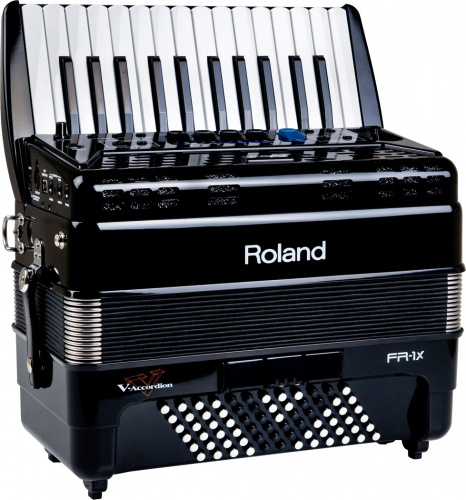 ROLAND FR-1X BK цифровой аккордеон. Полнодиапазонные встроенные динамики в специальном отсеке с фазоинвертором: 7 Вт x 2. Память USB для воспроизведен фото 2