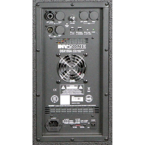 Invotone DSX15SA активный сабвуфер,15 1000 Вт, 45Hz-120Hz,128 db SPL фото 3