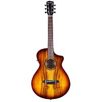 Breedlove Pursuit Exotic S Concertina Tiger's Eye CE электроакустическая гитара, цвет янтарный