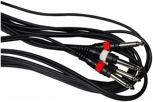 Stands&Cables DUL-004-5 Инструментальный кабель 5 м. Разъемы: 2хJack 6,3мм.моно 2xJack 6,3мм.мон фото 2
