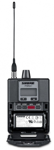SHURE P9RA+ K1E поясной приемник системы PSM900 частоты 596 - 632 MHz фото 3