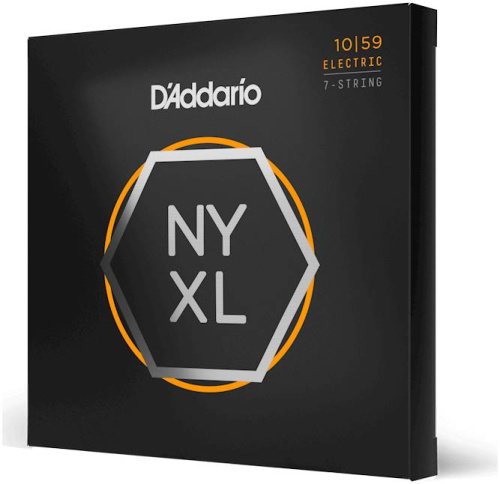 D'Addario NYXL1059 струны для 7-стр. электрогитары,10-59