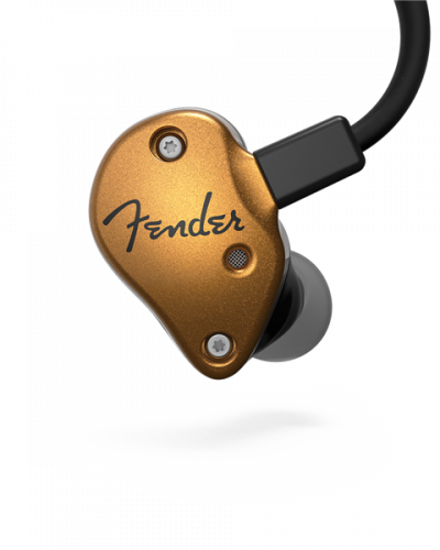 FENDER FXA7 PRO IEM- GOLD Внутриканальные наушники (вкладыши) с 9,25мм драйвером, двумя HDBA твиттерами и бас портом, цвет золотистый