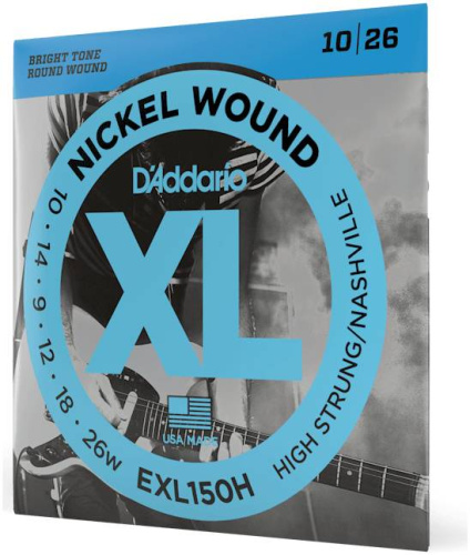 D'Addario EXL150H High-String/Nashville Tuning, 10-26