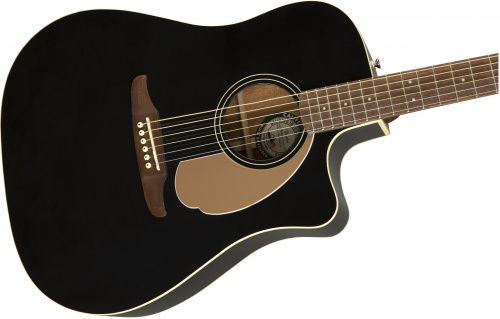 Fender Redondo Player JTB Электроакустическая гитара, цвет черный фото 3