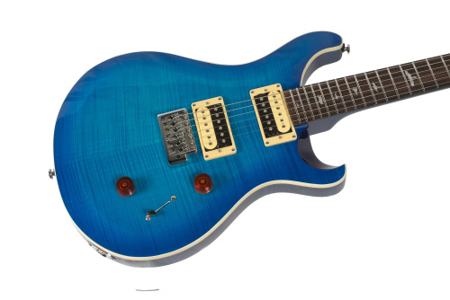 AIERSI PRS-24 Blue Summer Sky Burst Электрогитара, форма корпуса PRS, цвет синий фото 4