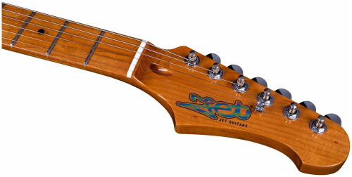 JET JS-300 SFG электрогитара, Stratocaster, корпус липа, 22 лада,SSS, tremolo, цвет Sea Foam Green фото 7