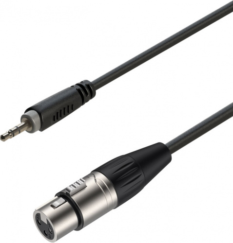 ROXTONE RACC420/0,9 Аудио-кабель D:4mm., 2x0,14mm2, Экр.:95%, (3,5mm Stereo Jack 3P XLR (F)), 0.