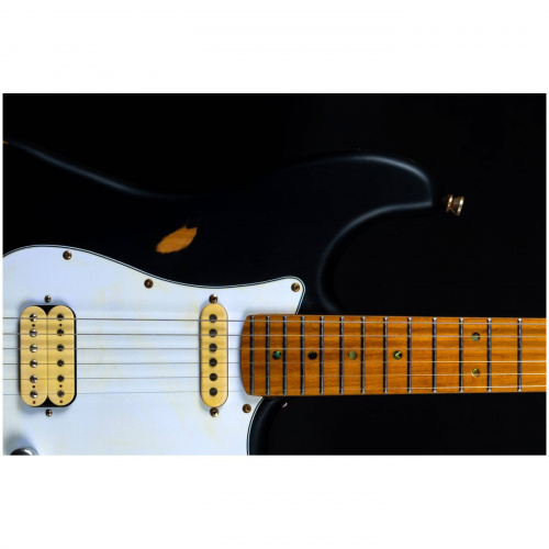 JET JS-800 Relic BK электрогитара, Stratocaster, корпус липа, HS, цвет Relic BK фото 6