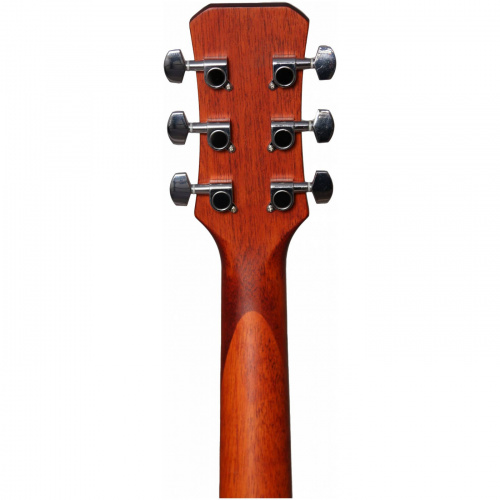 JET JD-355 OP акустическая гитара, дредноут, полностью красное дерево, цвет натуральный, open pore фото 4