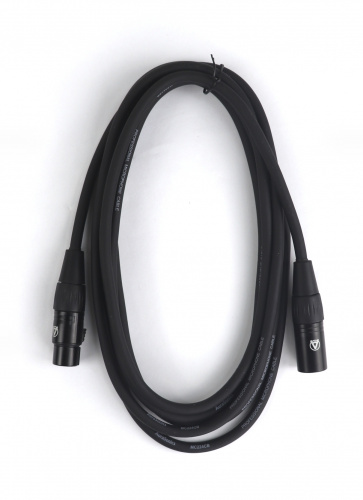 AuraSonics XMXF-3B кабель микрофонный XLR(F)-XLR(M) 3м, черный фото 2