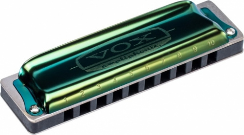 VOX Continental Type-1-D Губная гармоника, тональность Ре мажор, цвет зеленый