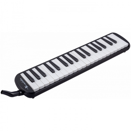SWAN SW37J-3-BK мелодика духовая клавишная 37 клавиш, цвет черный, пластиковый кейс фото 3