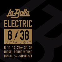 LA BELLA HRS-UL 008-038, сталь, обм. никель