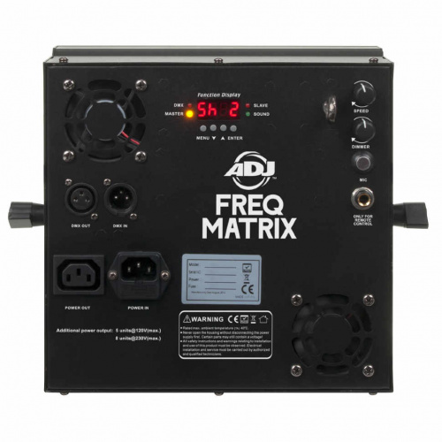 American DJ FREQ Matrix Стробоскоп 16 ярких белых светодиодов мощностью 5 Вт с энергопотреблением н фото 4