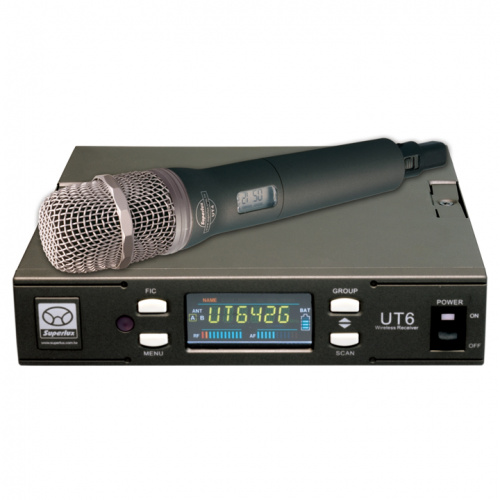 Superlux UT64/238C радиосистема с ручным микрофоном, конденсаторный капсюль PRO238C