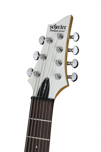 Schecter C-7 Deluxe SWHT Гитара электрическая семиструнная, крепление грифа: на болтах, материал кор фото 13