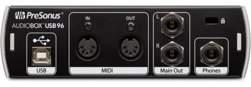 PreSonus AudioBox USB 96 аудио интерфейс 2х2 для РС или МАС 24бит/96кГц, ПО Studio One Artist фото 2