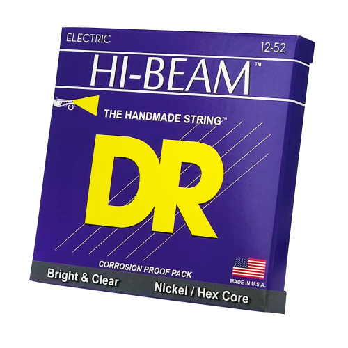 DR JZR-12 HI-BEAM струны для электрогитары 12 52 фото 2