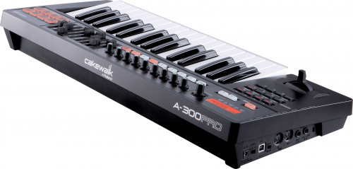 ROLAND A-300PRO миди клавиатура. 32 клавиши, скорость нажатия и послекасание. 45 назначаемых контроллеров: ручек, слайдеров, кнопок, управление трансп фото 3
