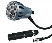 JTS CX-520/MA-500 Микрофон инструментальный, с адаптером mini XLR 4pin-XLR 3pin