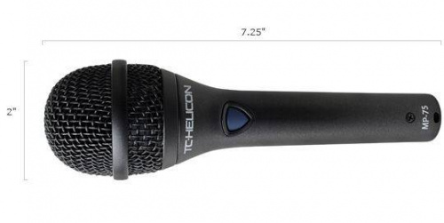 TC HELICON MP-75 вокальный динамический микрофон с кнопкой управления эффектами процессоров HELICON фото 5