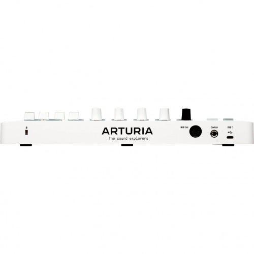 Arturia MiniLAB 3 25 клавишная MIDI-клавиатура - пэд-контроллер, 9 регуляторов, 8 RGB пэдов, 8 фейдеров, дисплей, сенсорные регуляторы Pitch/Modulatio фото 3