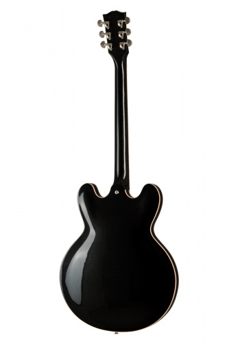 GIBSON 2019 ES-335 Dot inlay Graphite Metallic гитара полуакустическая цвет черный металлик в комплекте ке фото 2
