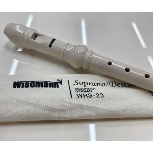 Wisemann WRS-23 блок-флейта in C, сопрано, немецкая система, цвет белый фото 3