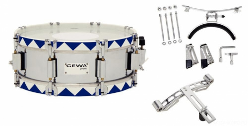GEWA Steel Chrome HW BH 14x5,5" Маршевый малый барабан