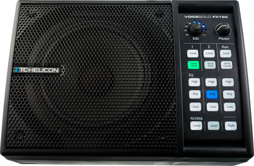 TC HELICON VOICESOLO FX150 персональный монитор с встроенным вокальным процессором эффектов, креплением на микрофонную стойку, 150 Вт (класс D), динам