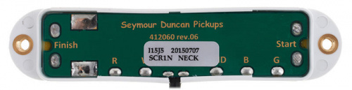 Seymour Duncan Cool Rails Strat - Neck / Mid, White звукосниматель хамбакер для 6-струнной электрогитары, универсальная, цвет - фото 2